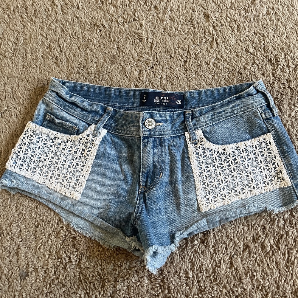 Hollister short-short low rise